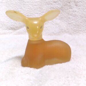 Vintage Avon Precious Doe Decanter with Field Flowers Cologne - 1976